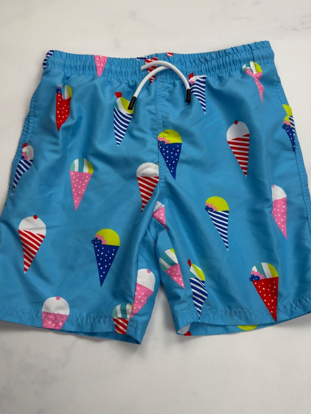 maamgic Swim Shorts Ice Cream Print Elastic Waistband - Boys 14/16